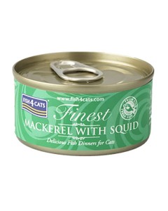 Fish4Cats Macherel & Squid 70gr