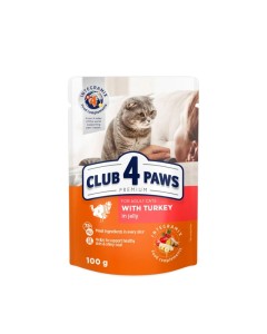 Club 4 Paws Adult Turkey Jelly 100gr