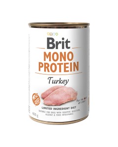 Brit Dog Can Monoprotein Turkey 400gr
