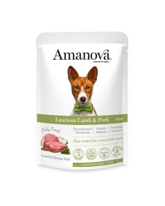 Amanova Dog Adult Luscious Lamb & Pork Grain Free 100g Φακελάκι