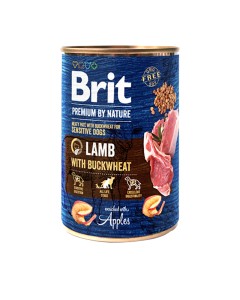 Brit Premium By Nature Dog Cans Lamb With Buckwheat 400gr