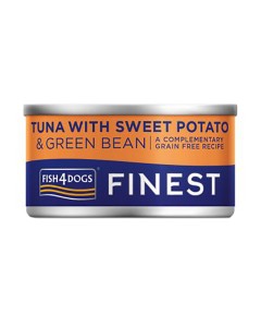 Fish4Dogs Tuna with Sweet Potato & Green Bean 85gr