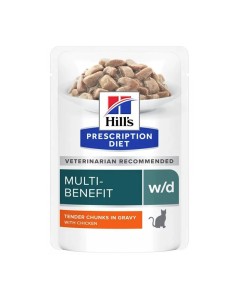 Hill's Prescription Diet Feline w/d Multibenefit με Κοτόπουλο 85gr