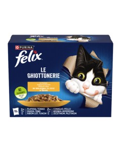 Felix Agail Γλώσσα, Τόνος, Κοτόπουλο, Κουνέλι 10x85gr
