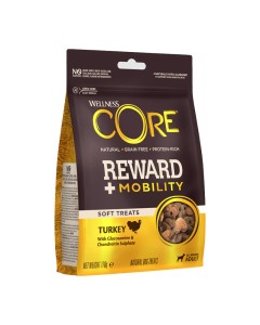 Wellness Core Dog Reward & Mobility Soft Treats Turkey 170gr