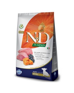 N&D Pumpkin Dog Puppy Mini με Αρνί, Κολοκύθα & Μύρτιλο 2.5kg