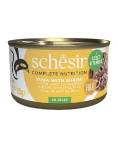 Schesir Cat Τόνος & Σουρίμι σε Ζελέ 85gr