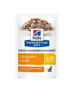 Hill's Prescription Diet Feline c/d Multicare Urinary Care με Κοτόπουλο 85gr