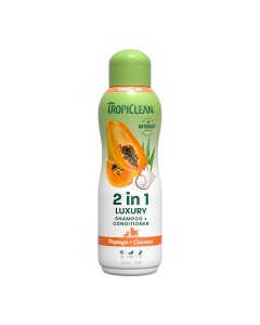 Tropiclean Σαμπουάν & Μαλακτικό Papaya & Coconut 592ml