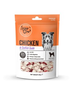Jerky Time Chicken & Codfish Sushi 80gr