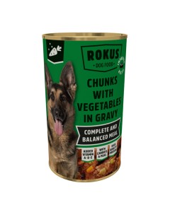 Rokus Σκύλου με Λαχανικά 1240gr