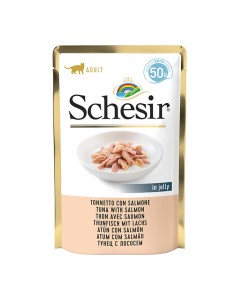 Schesir Cat Pouch με Τόνο & Σολομό 50gr
