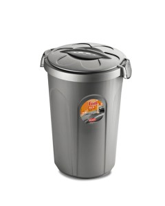 Stefanplast Tom Δοχείο Αποθήκευσης Γκρι 46L