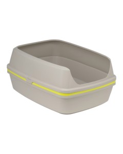 Moderna Τουαλέτα Γάτας Lift To Sift Γκρι-Κίτρινο Jumbo 56x42.7x27.3cm