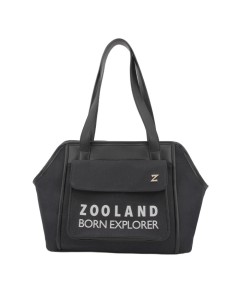 Zooland Τσάντα Μεταφοράς Canvas Μαύρη 36x18x28cm