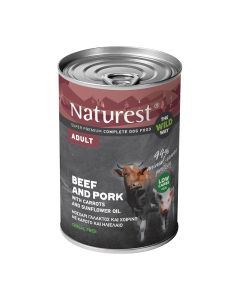 Naturest Adult Χοιρινό, Μοσχάρι & Λαχανικά 400gr