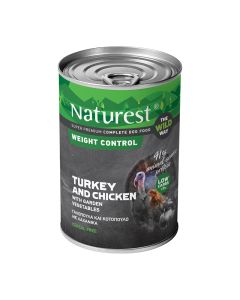 Naturest Weight Control Γαλοπούλα, Κοτόπουλο & Λαχανικά 400gr