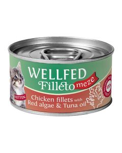 Wellfed Filleto Meze Kitten Φιλετάκια Κοτόπουλο 70gr