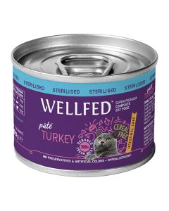 Wellfed Sterilised Intestinal Γαλοπούλα σε Πατέ 200gr
