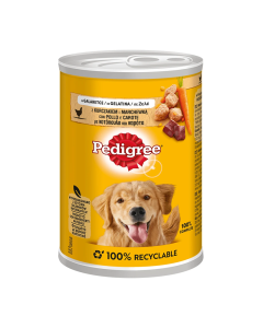 Pedigree με Κοτόπουλο & Καρότα σε Ζελέ 400gr 