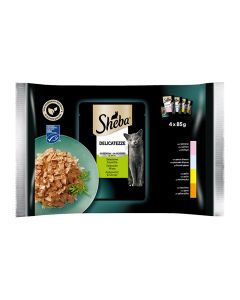 Sheba Delicatezze Mix σε Ζελέ 4x85gr