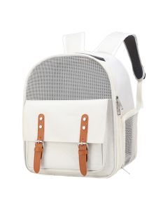 Pet Τσάντα Μεταφοράς Λευκή 32x25x39cm