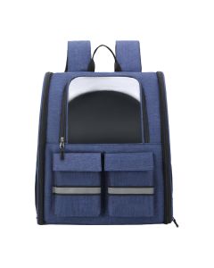 Pet Τσάντα Μεταφοράς Navy Μπλε 36x28x41cm