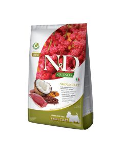 N&D Quinoa Dog Grain Free Skin & Coat Adult Mini Με Πάπια 2.5kg