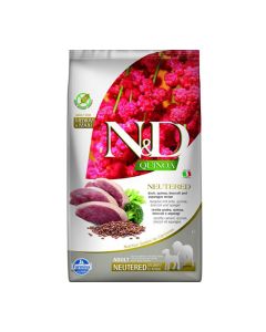 N&D Quinoa Dog Adult Neutered Medium-Maxi με Πάπια 12kg