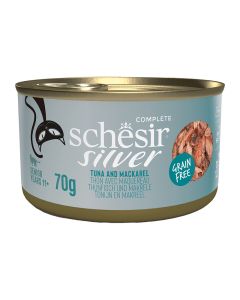 Schesir Cat Silver Τόνος & Σκουμπρί 70gr