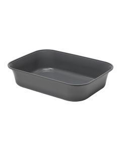 Moderna Λεκάνη Γάτας Just Perfect Σκούρο Γκρι Jumbo 49.6x37.1x11.5cm