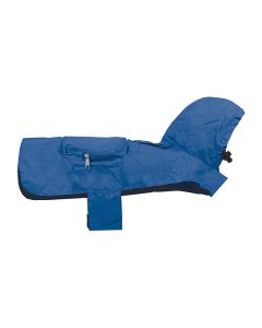 Record Αδιάβροχο Σκύλου Μπλε Pocket M 40cm