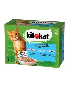 Kitekat Επιλεγμένα Ψάρια σε Ζελέ 12x85gr