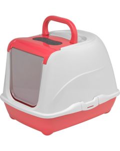 Moderna Flip Cat Κλειστή Τουαλέτα Γάτας Κοραλί 50x39x37cm