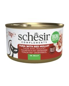 Schesir Cat Τόνος & Μπαρμπούνι σε Ζελέ 70gr