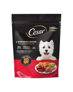 Cesar Adult Dog Μοσχάρι, Πουλερικά & Λαχανικά 800gr