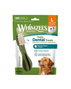 Whimzees Daily Dental Treats Toothbrush L 3τμχ