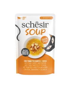 Schesir Cat Soup Τόνος & Κολοκύθα 40gr