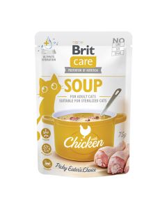 Brit Care Cat Soup Chicken 75gr
