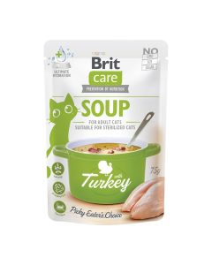 Brit Care Cat Soup Turkey 75gr