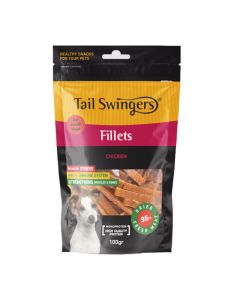 Tail Swingers Small Breeds Λιχουδιές από Φιλετάκια Κοτόπουλου 100gr