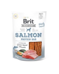 Brit Dog Snack Jerky Salmon Protein Bar 80gr