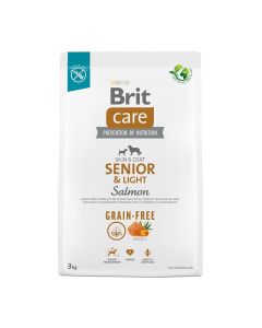 Brit Care Grain Free Dog Senior & Light Salmon 3kg