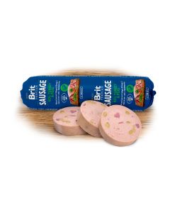 Brit Dog Sausage Turkey & Pea 800gr