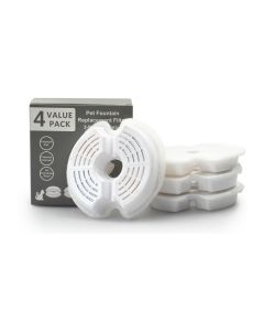 Pet Interest Ανταλλακτικά Φίλτρα 4τμχ για Συντριβάνι Led Light