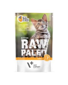 Vet Expert Raw Paleo Kitten Turkey 100 gr