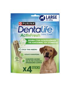 Purina Dentalife Activfresh Large 142gr 4τμχ