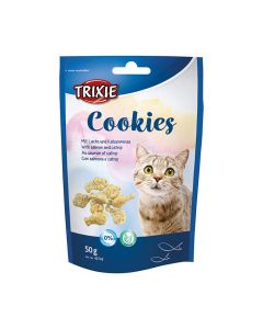 Trixie Λιχουδιές Γάτας Cookies με Σολομό & Catnip 50gr