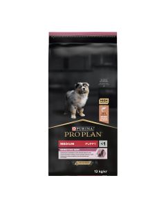 Purina Pro Plan Dog Medium Puppy Sensitive Skin Σολομός 12kg