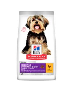 Hill's Science Plan Dog Adult Sensitive Stomach & Skin Small & Mini με Κοτόπουλο 1.5kg